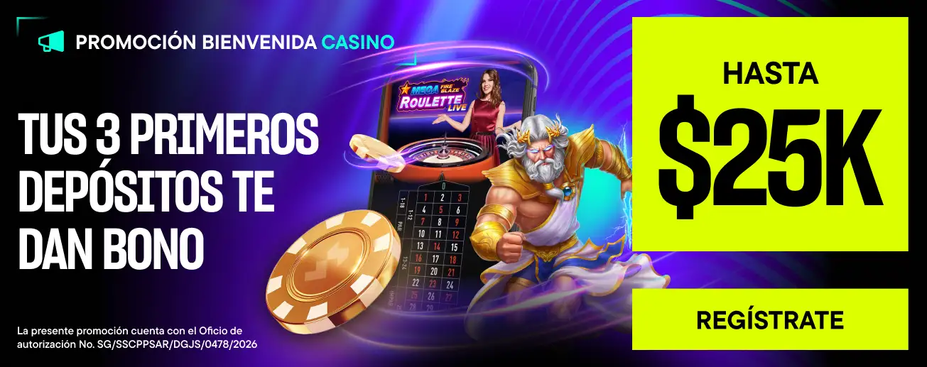Promoción de bienvenida de casino de VERSUSbet