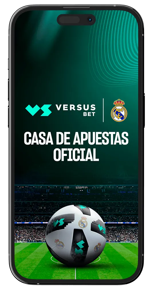 Aplicación de VERSUSbet en un teléfono